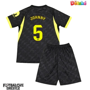 Atletico Madrid Johnny Cardoso #5 Dětské Venkovní dres komplet 2026-27 Krátký Rukáv (+ trenýrky)